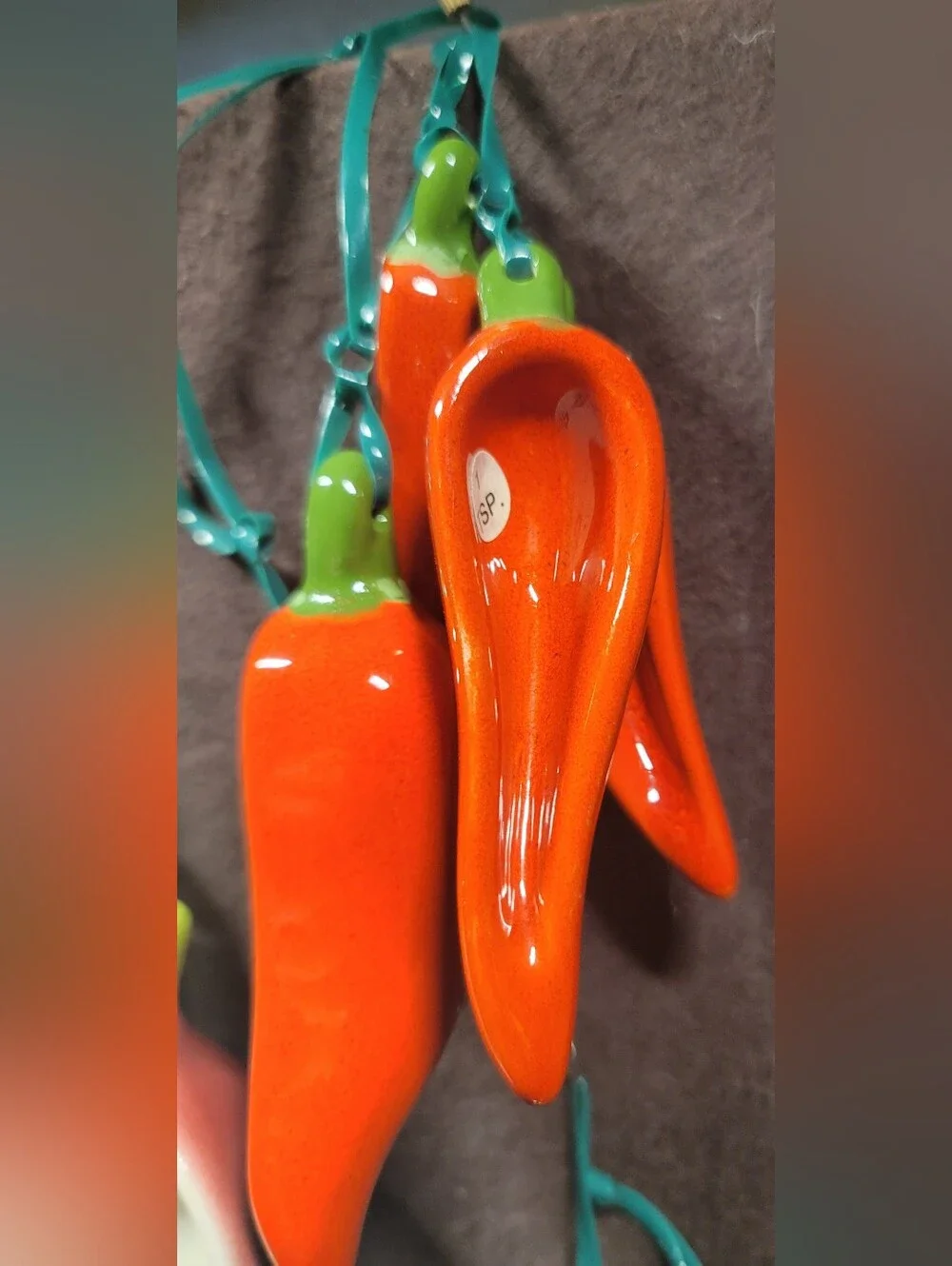 Ceramic Vegetable Ornaments - Avon's Gallery Originals, 1984